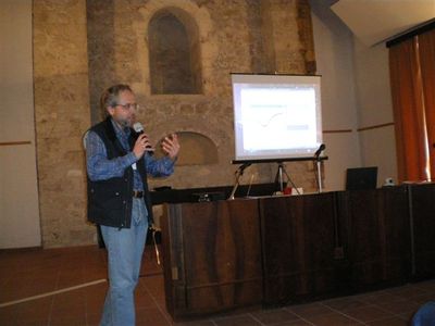 VI Meeting, Amelia  2010: Marco Vincenzi, responsabile della sottosezione binarie a eclisse e organizzatore del meeting